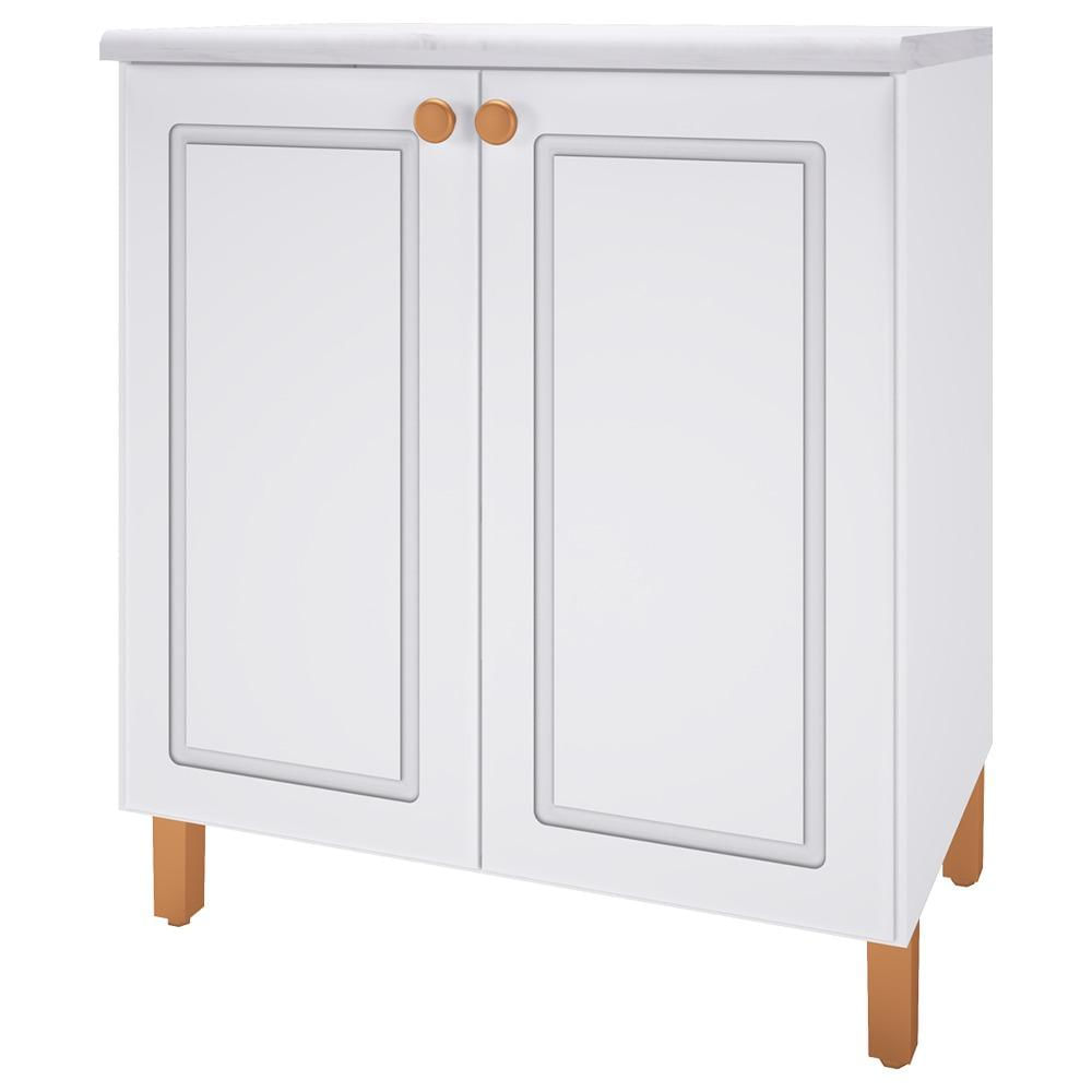 Miniatura Cozinha Modulada Indekes, New Lara 5 Peças 11 Portas, Branco