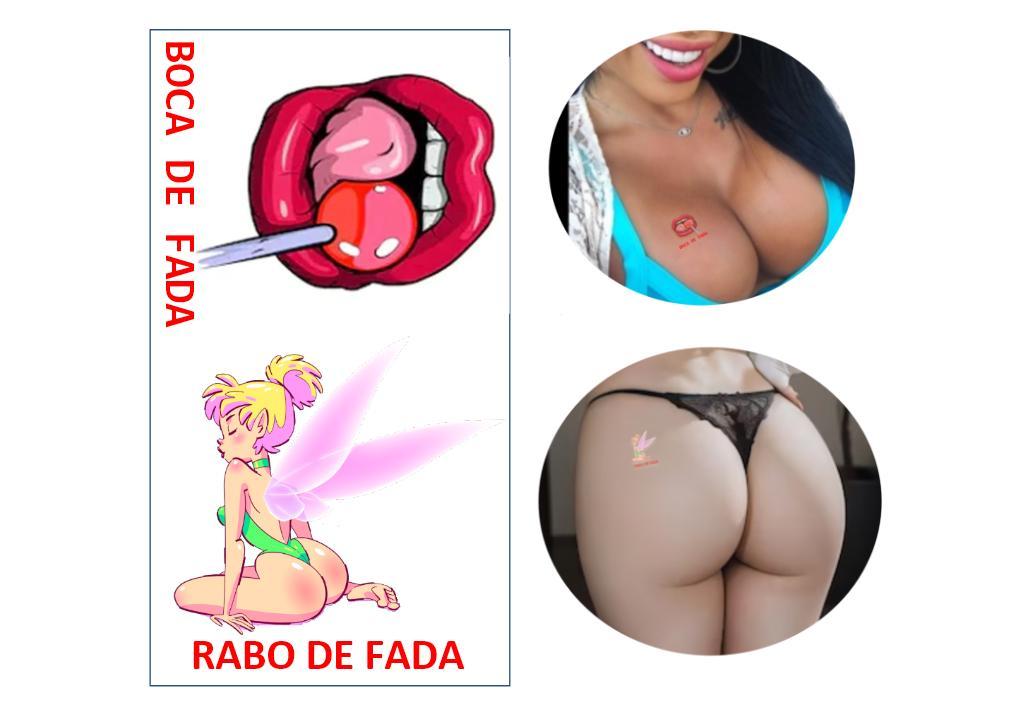 Miniatura Tatuagem Temporária Erótica Fada Sexy Desejos