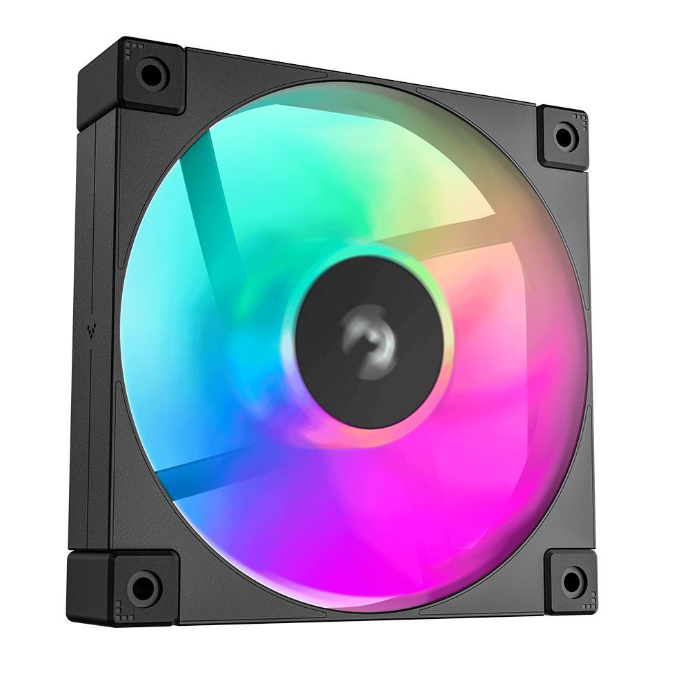 Kit 3 Fans Deepcool Fd12 Argb Preto 120Mm R-Fd12-Bkapn3-G
