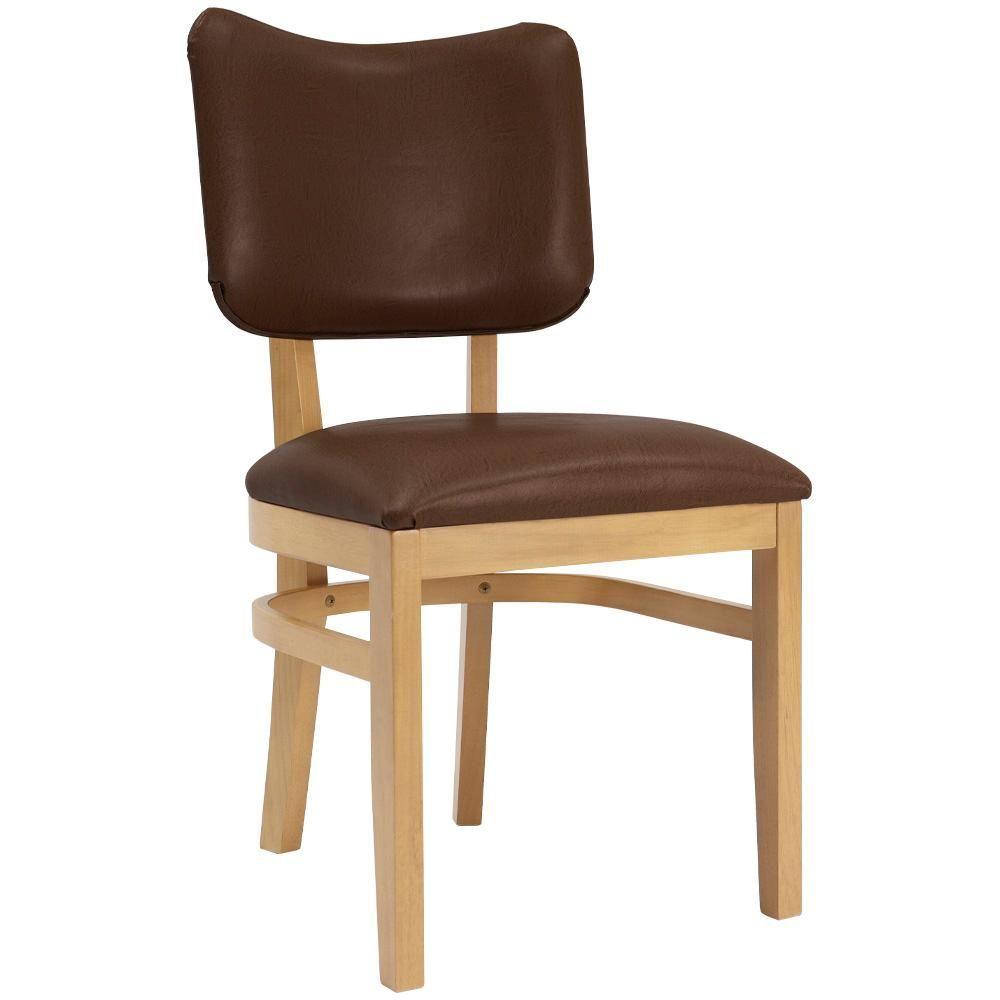 Miniatura Cadeira Estofada Cafe Pes Madeira Amendoa Nacc Cafe Amendoa