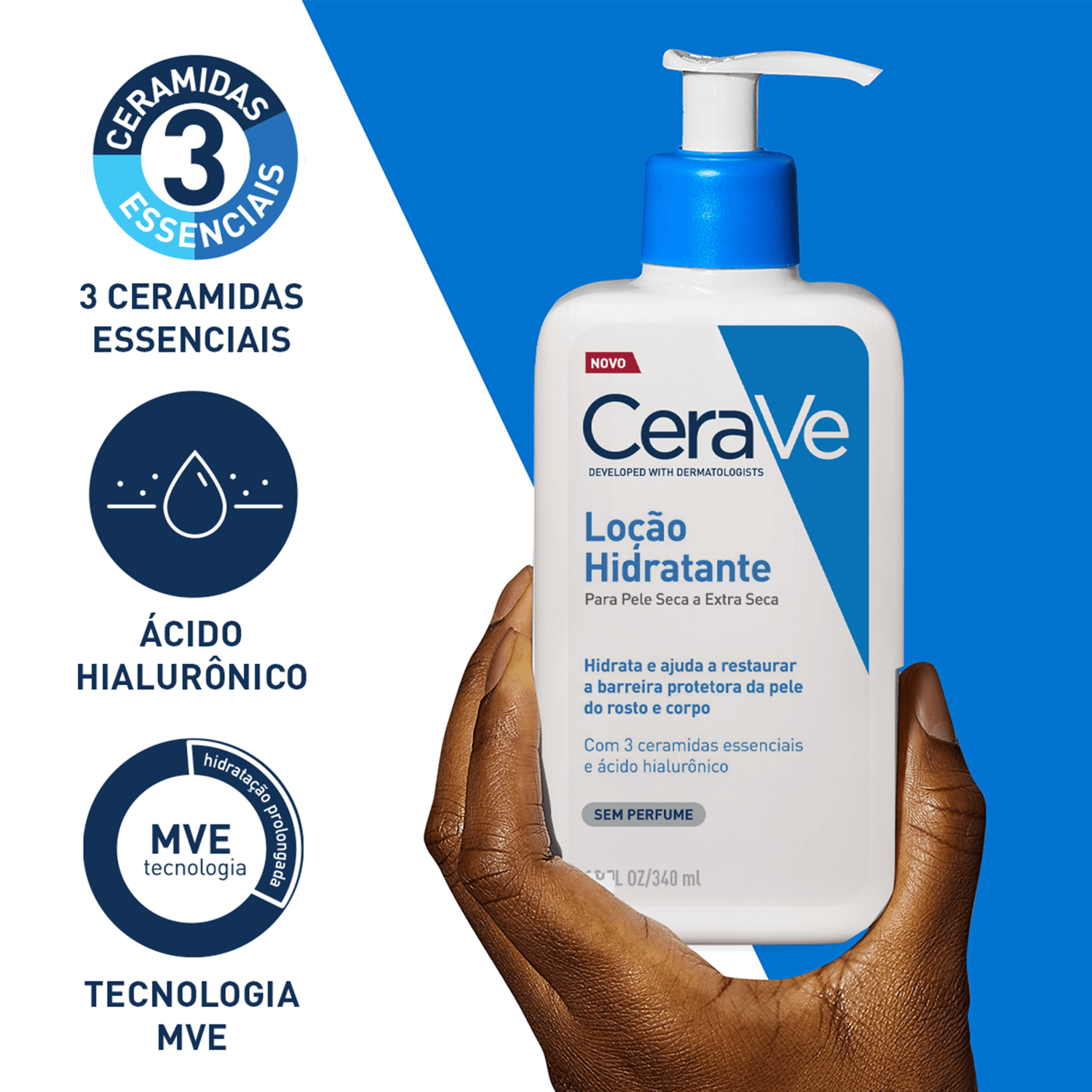 Miniatura CeraVe Rosto & Corpo - Loção Hidratante 340ml