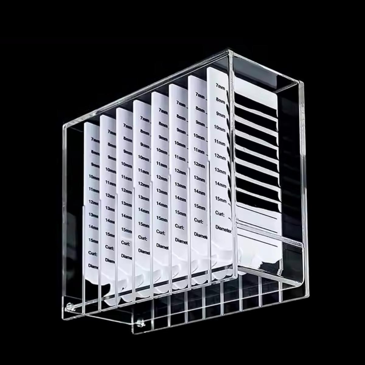 Miniatura Lash Box Acrílica Organizadora Cílios Extensão Alongamento