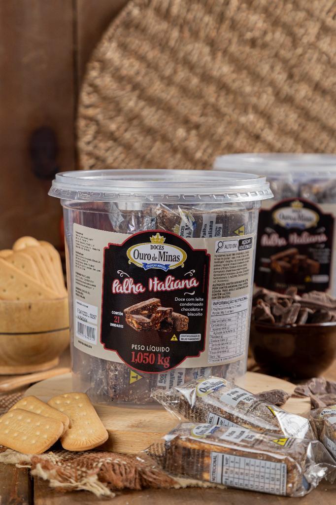 Miniatura Palha Italiana Pote 21X50G - Ouro De Minas