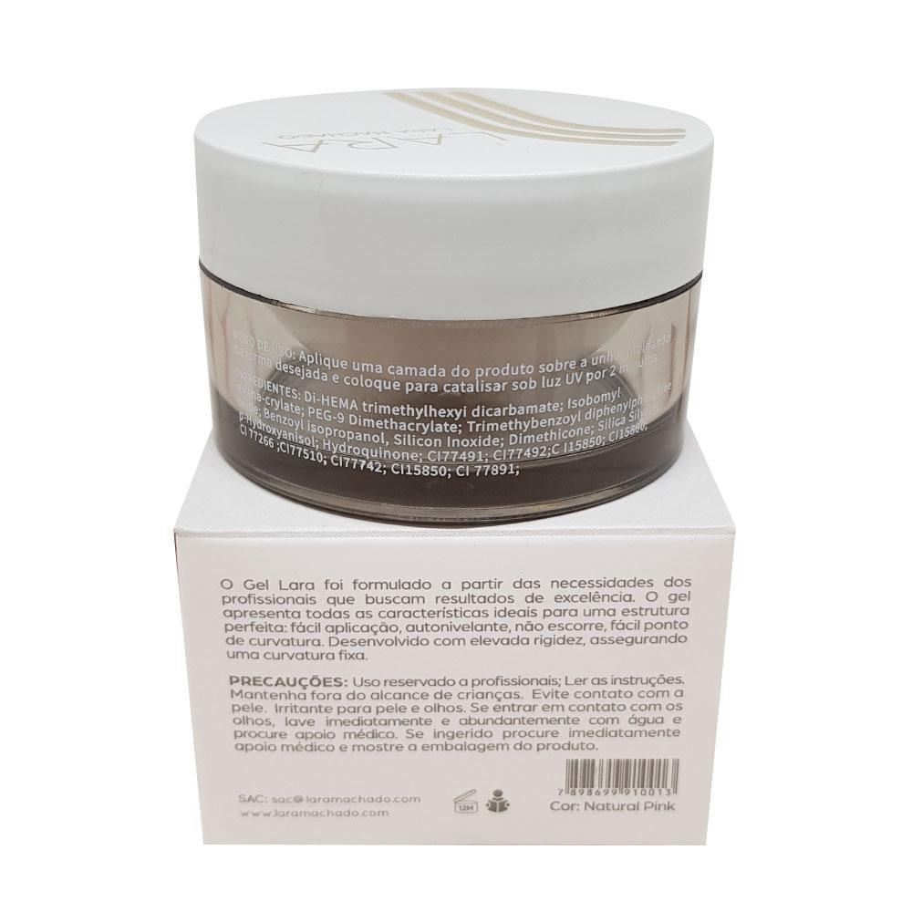 Miniatura Gel De Unha Lara Machado Gel Curvatura Fixa Natural Pink 30G