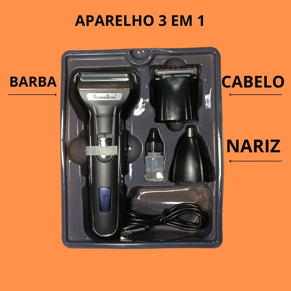 Miniatura Maquina Cortar Cabelo Barba E Pelos Nariz Xsd-271