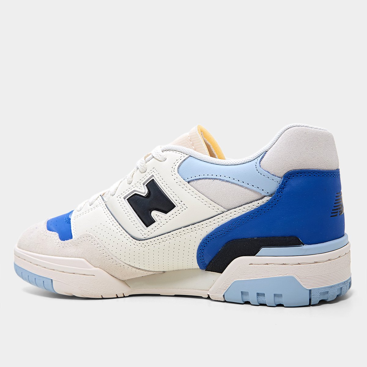 Miniatura Tenis New Balance 550 Masculino Bege+Azul - 34