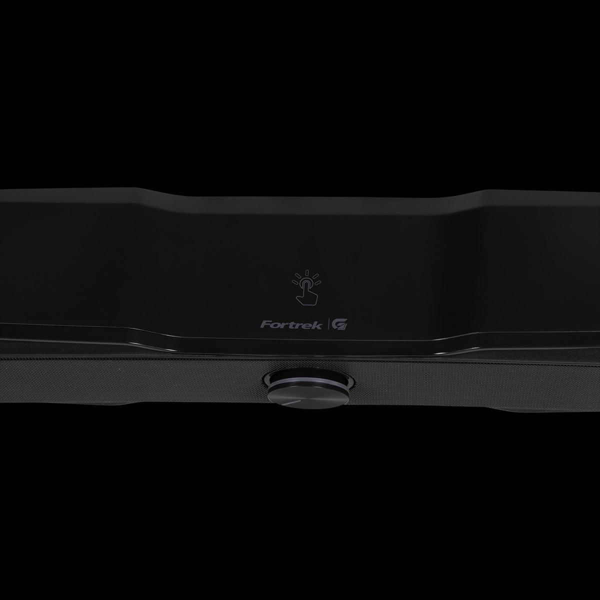 Miniatura Soundbar Gamer USB P2 2X3W Preta Black Hawk Fortrek