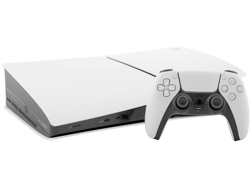 Miniatura PlayStation5 Slim 2025 1TB 1 Controle Branco Sony Edição Digital