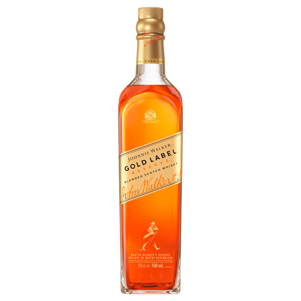 Miniatura Johnnie Walker Gold Label Reserve Blended Scotch Whisky 750ml
