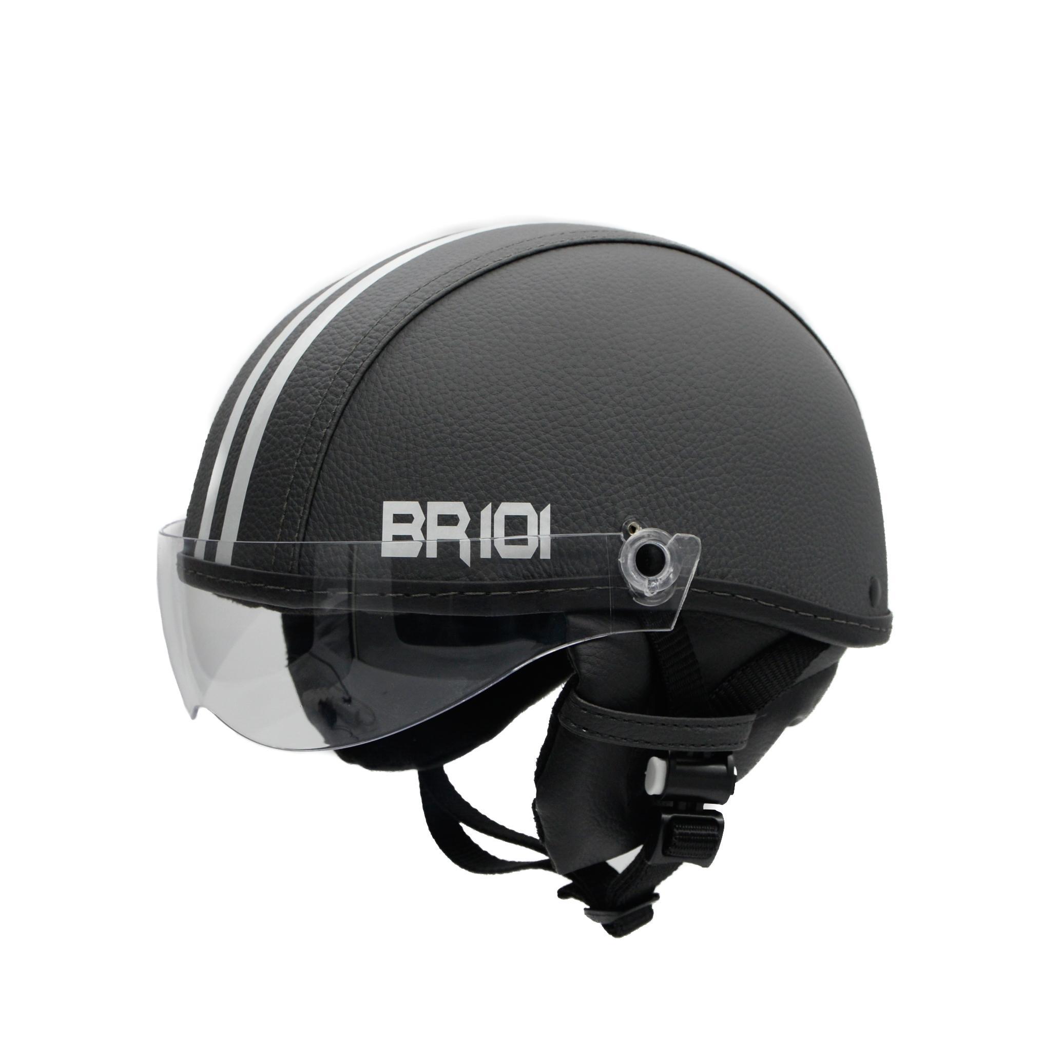Miniatura Capacete Coquinho Scooter Elétrica Bike Grafite Viseira