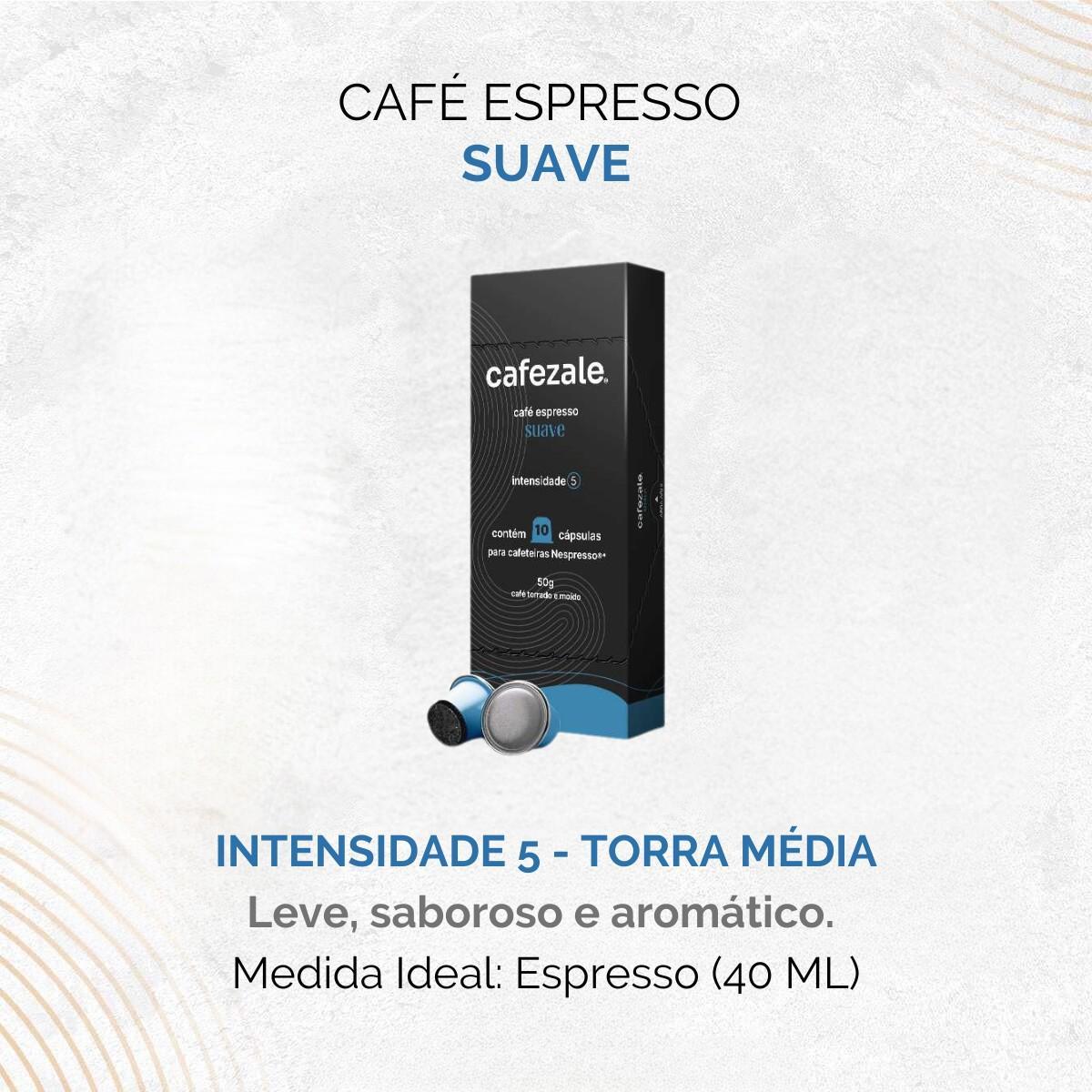 30 Cápsulas Compatíveis Nespresso Café Suave