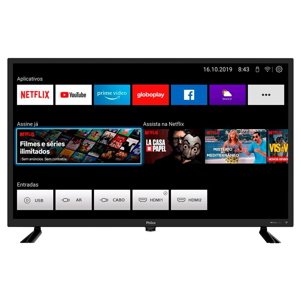 Miniatura Smart TV Philco 32" LED HDMI Dolby Preto Frequência (60HZ)