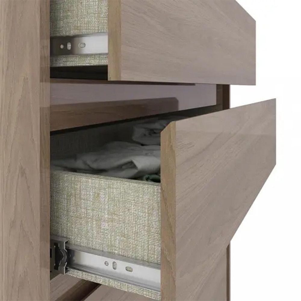 Miniatura Comoda Henn Andria 5 Gavetas Jequitibá