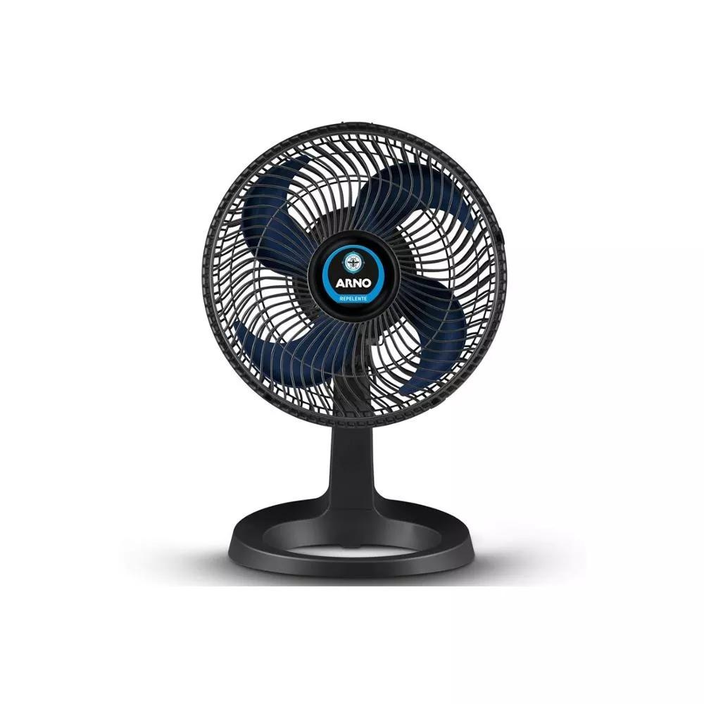 Miniatura Ventilador De Mesa 30cm Arno Super Force Com Repelente 110V