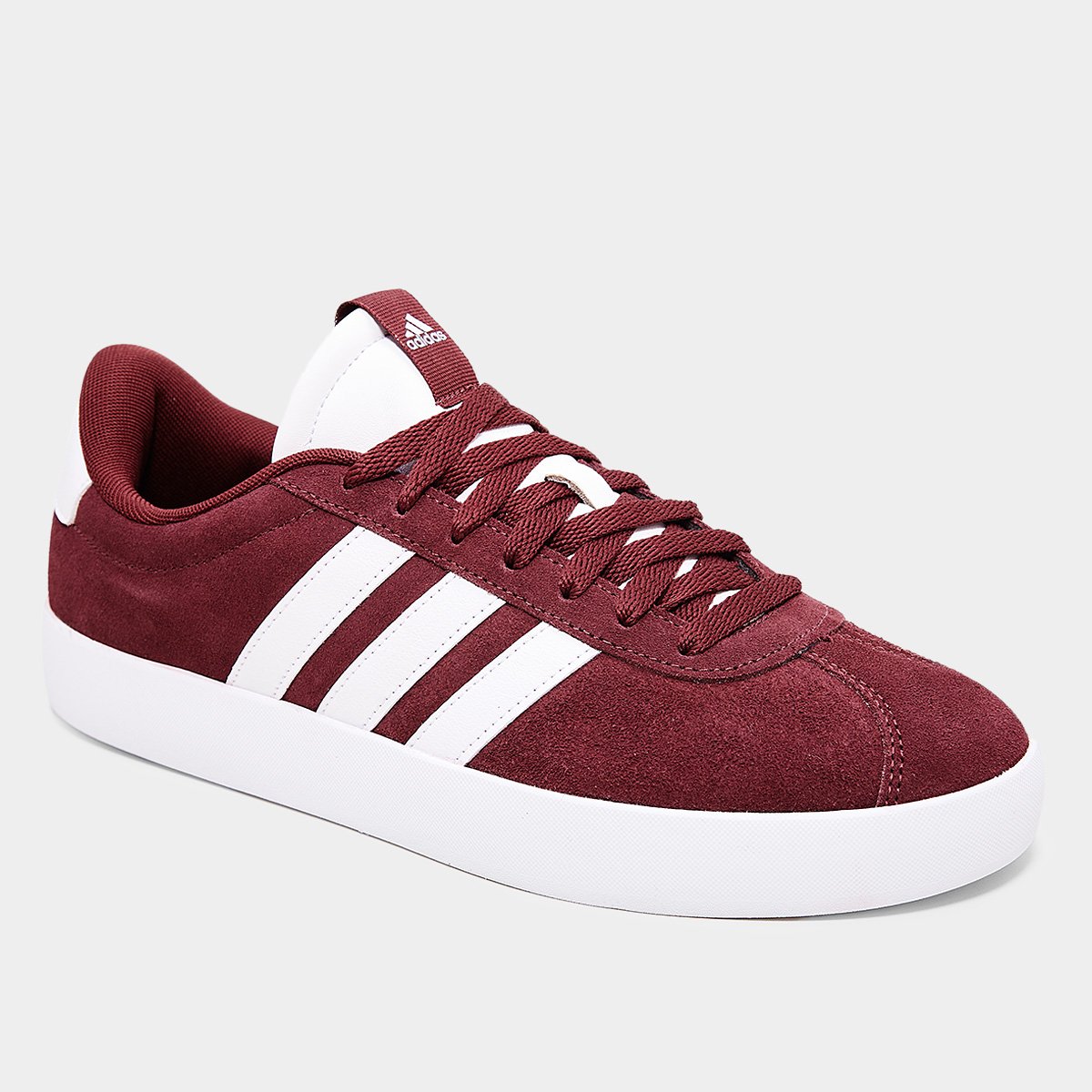 Miniatura Tênis Adidas Vl Court 3.0 Masculino Vermelho+Branco - 38