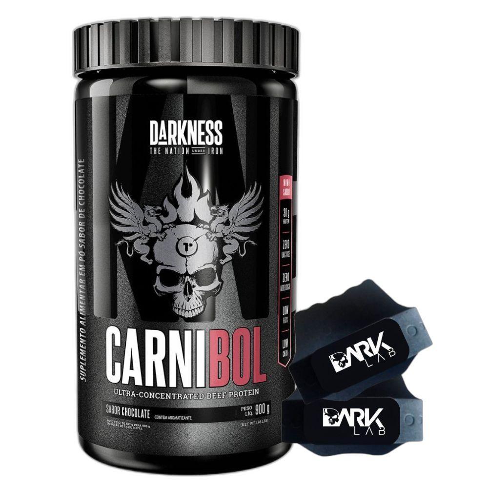Miniatura Carnibol Isolado Hidro 900G Chocolate Luva Preto - Darkness
