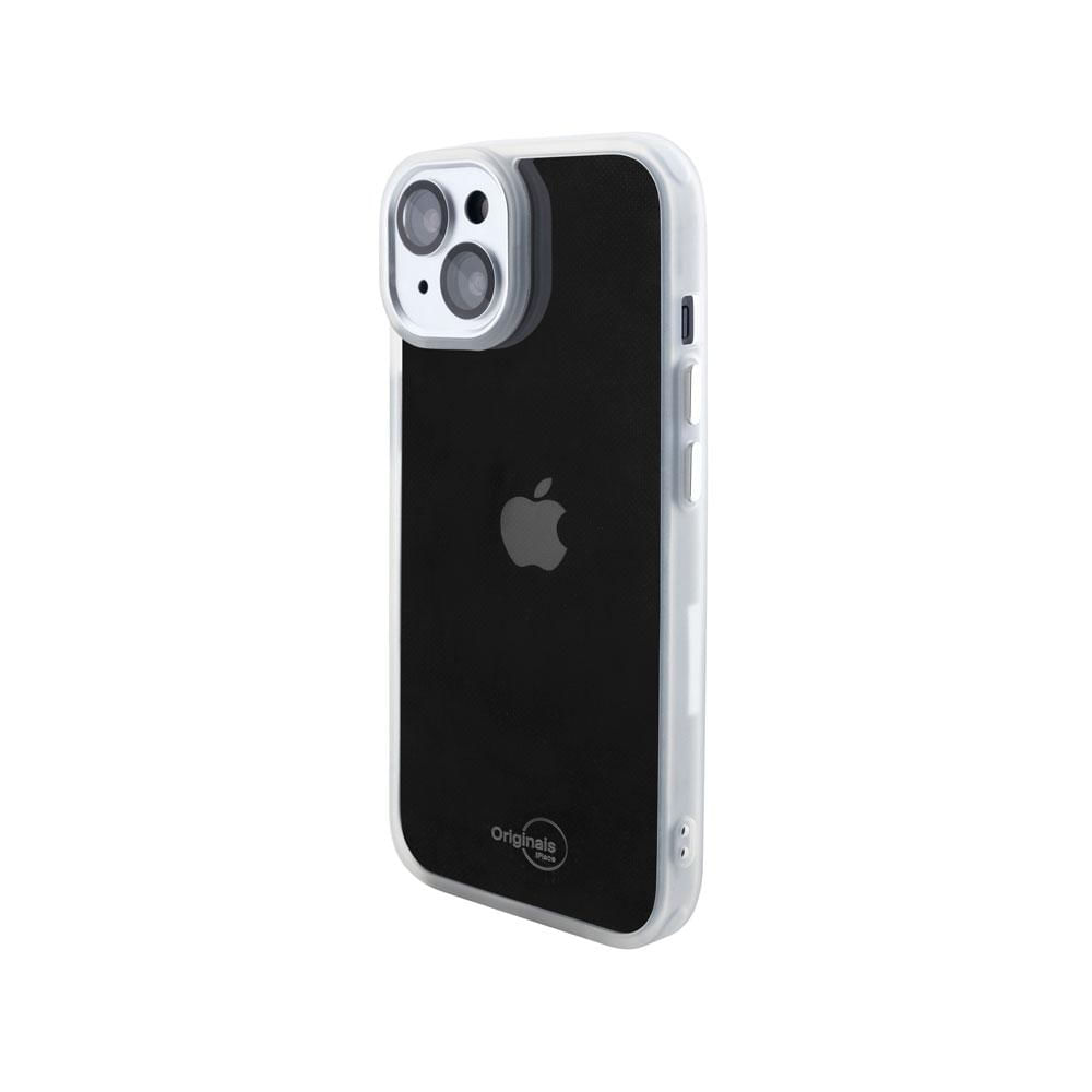 Miniatura Capa iPhone 14 com Proteção de Câmera, Linha Noronha, Branco