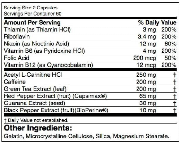Miniatura Termogênico Opti Fit Optimum Nutrition 120 Cápsulas