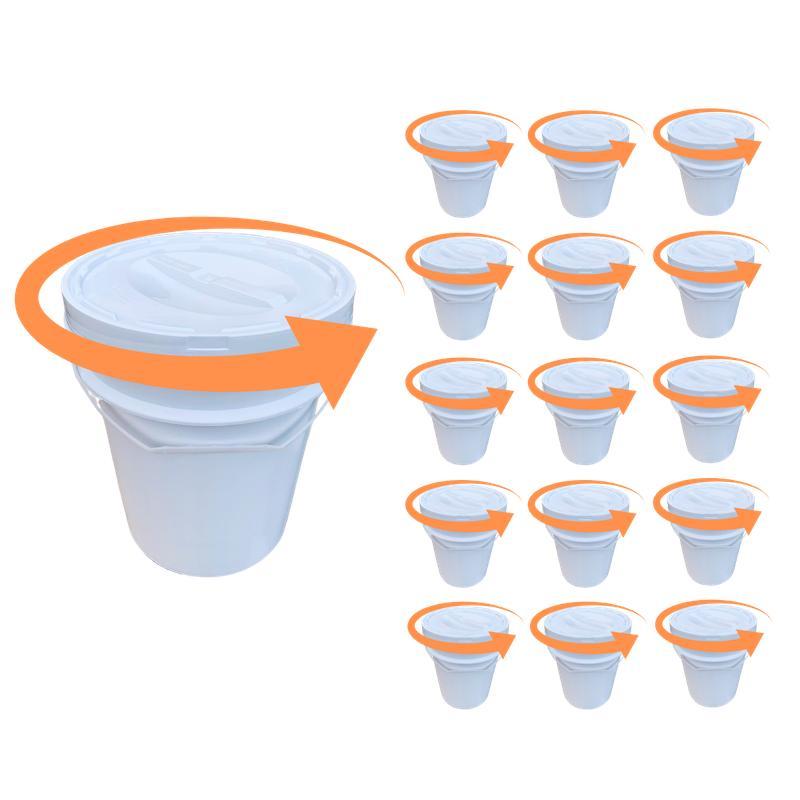 Miniatura Pote Para Lembrancinha 20 Litros Tampa Rosca-Kit 15 Pçs