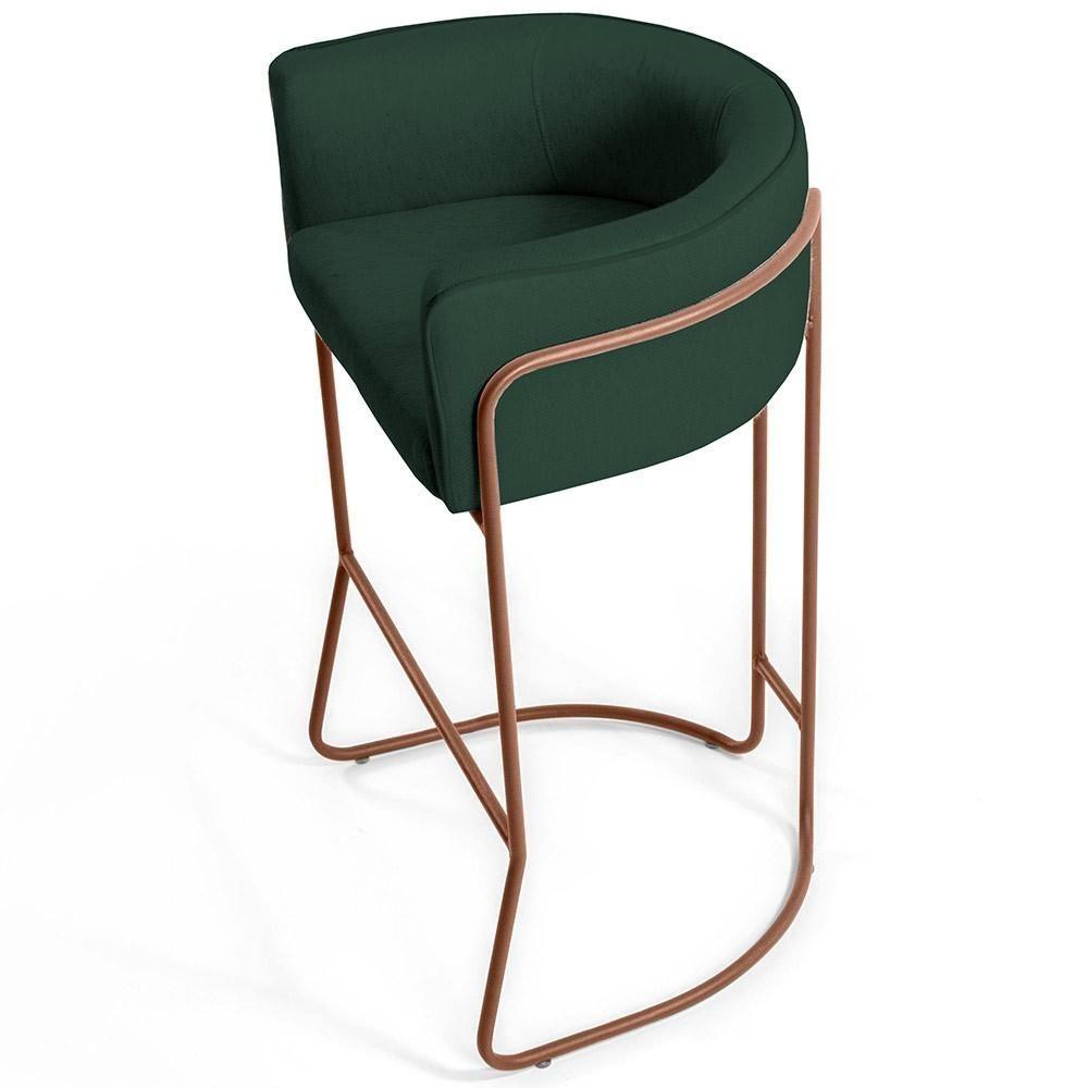 Miniatura Banqueta Cobre Betina D02 Verde Musgo C-117