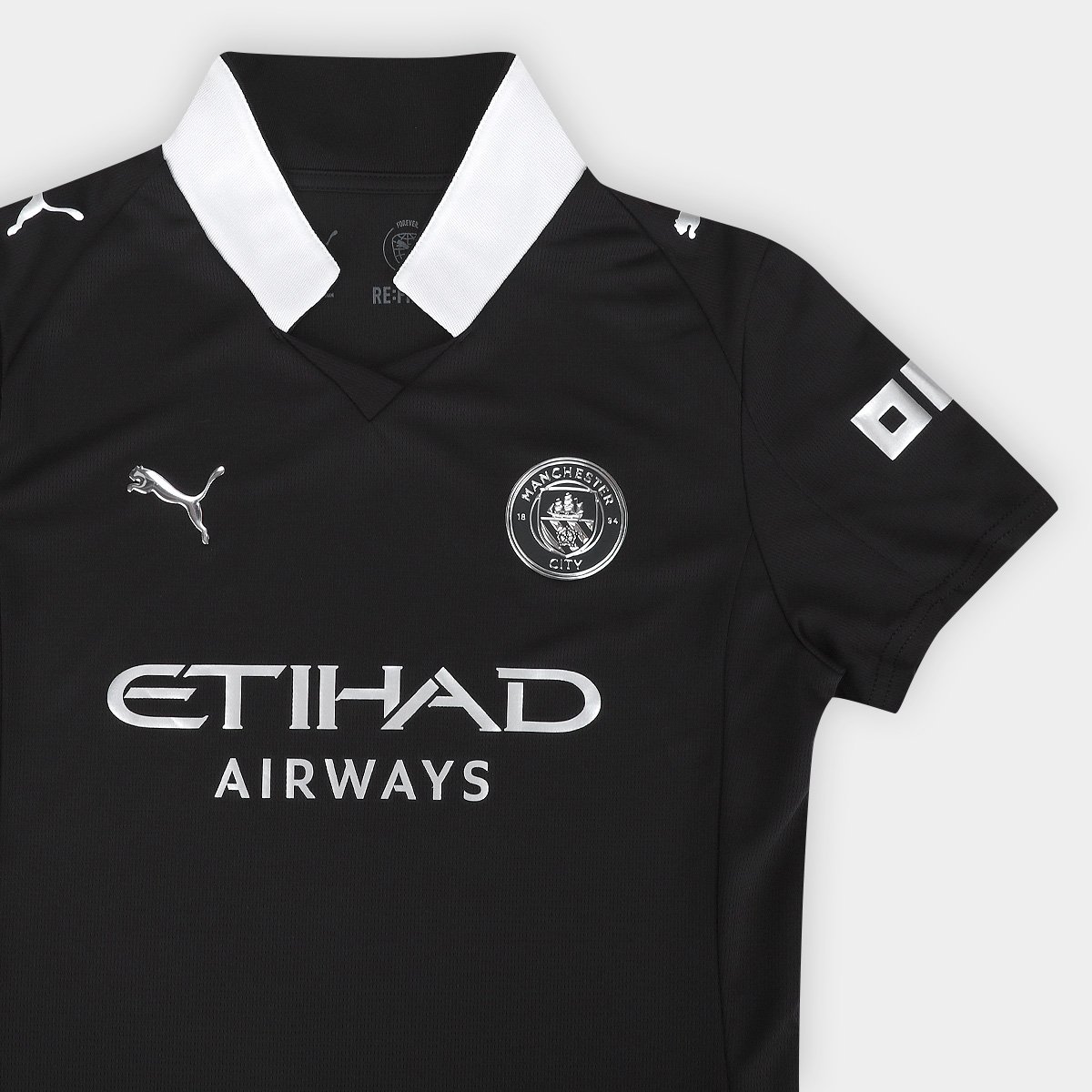 Camisa Manchester City Away 25/26 s/n Torcedor Puma Feminina Preto - G