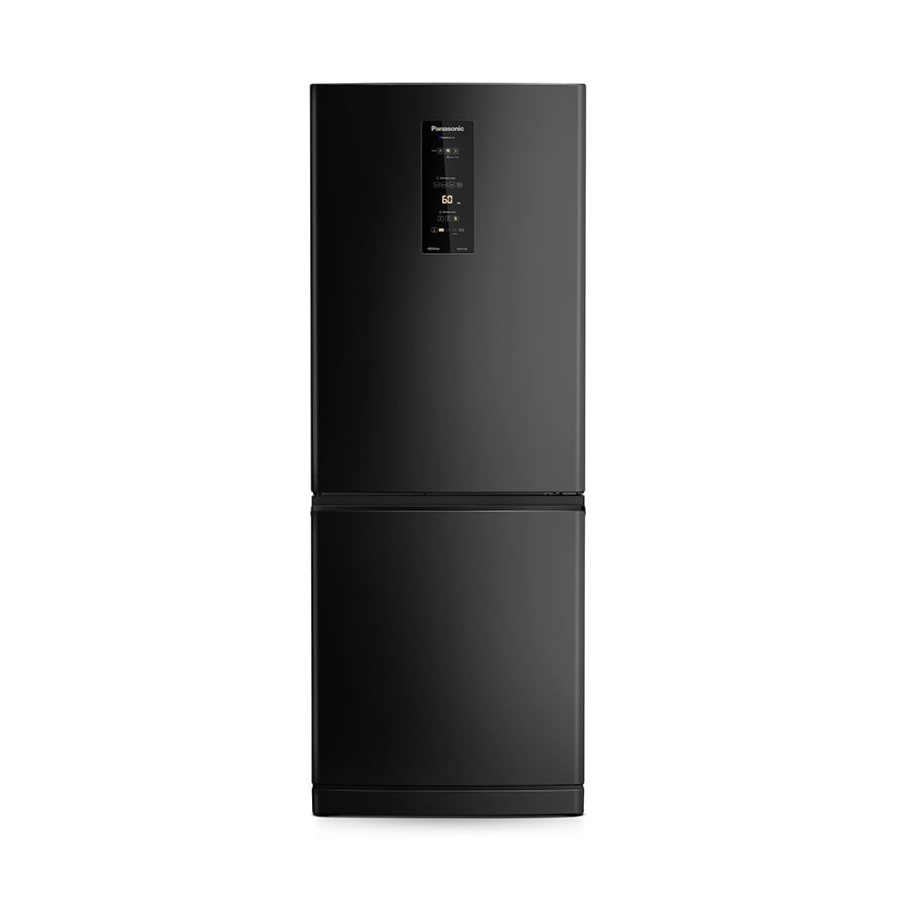 Miniatura Geladeira Panasonic BB64 Black Inox Inverse Frost Free 460L Inverter A+++ - NR-BB64PV1B 110v