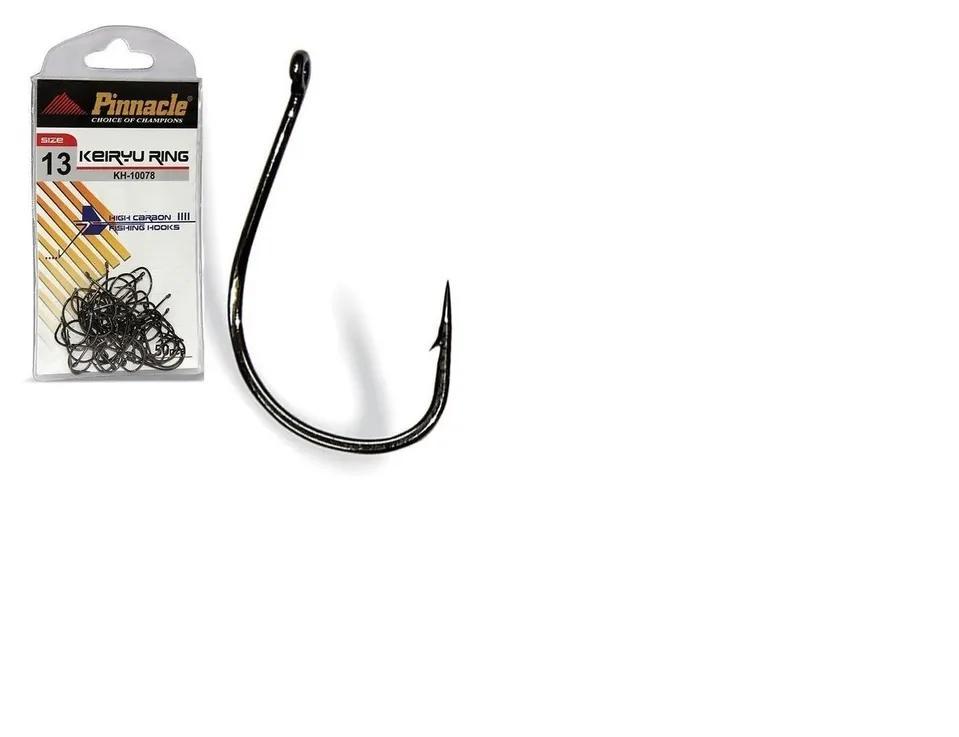 Miniatura Anzol Pinnacle Keiryu Ring N13 Cartela Com 50Pçs