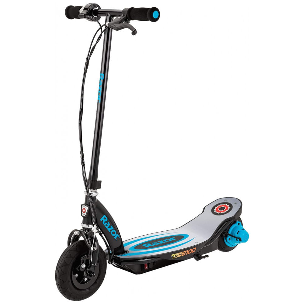 Miniatura Patinete Elétrico Scooter 17 kmh, para até 54 kg e Maiores de 13 Anos, e, RAZOR 13111293, Preto