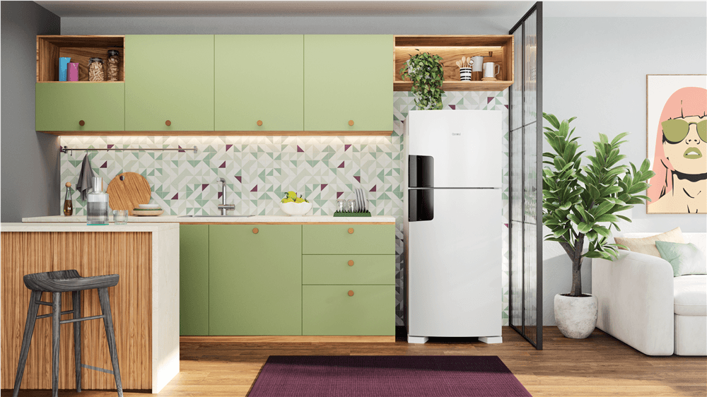 Geladeira frost free duplex Consul branca 410 litros - CRM50LB 110V