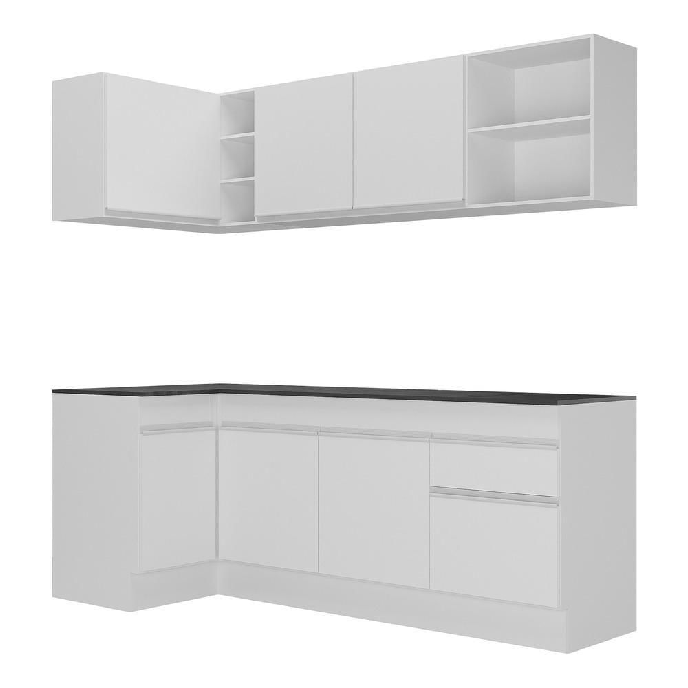 Miniatura Armário De Cozinha Compacta De Canto Mp2093.891 Branco