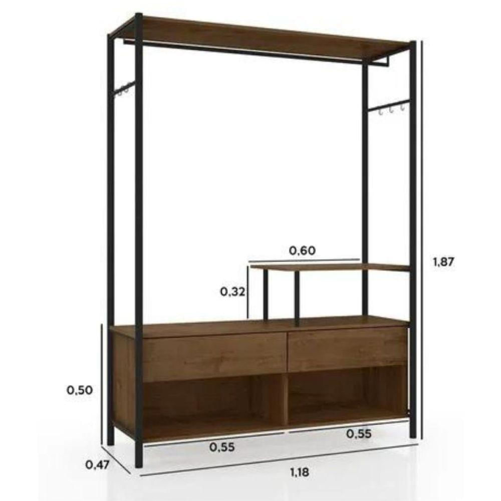 Miniatura Jogo De Quarto Comoda Guarda Roupa Barcelona Demolição Preto