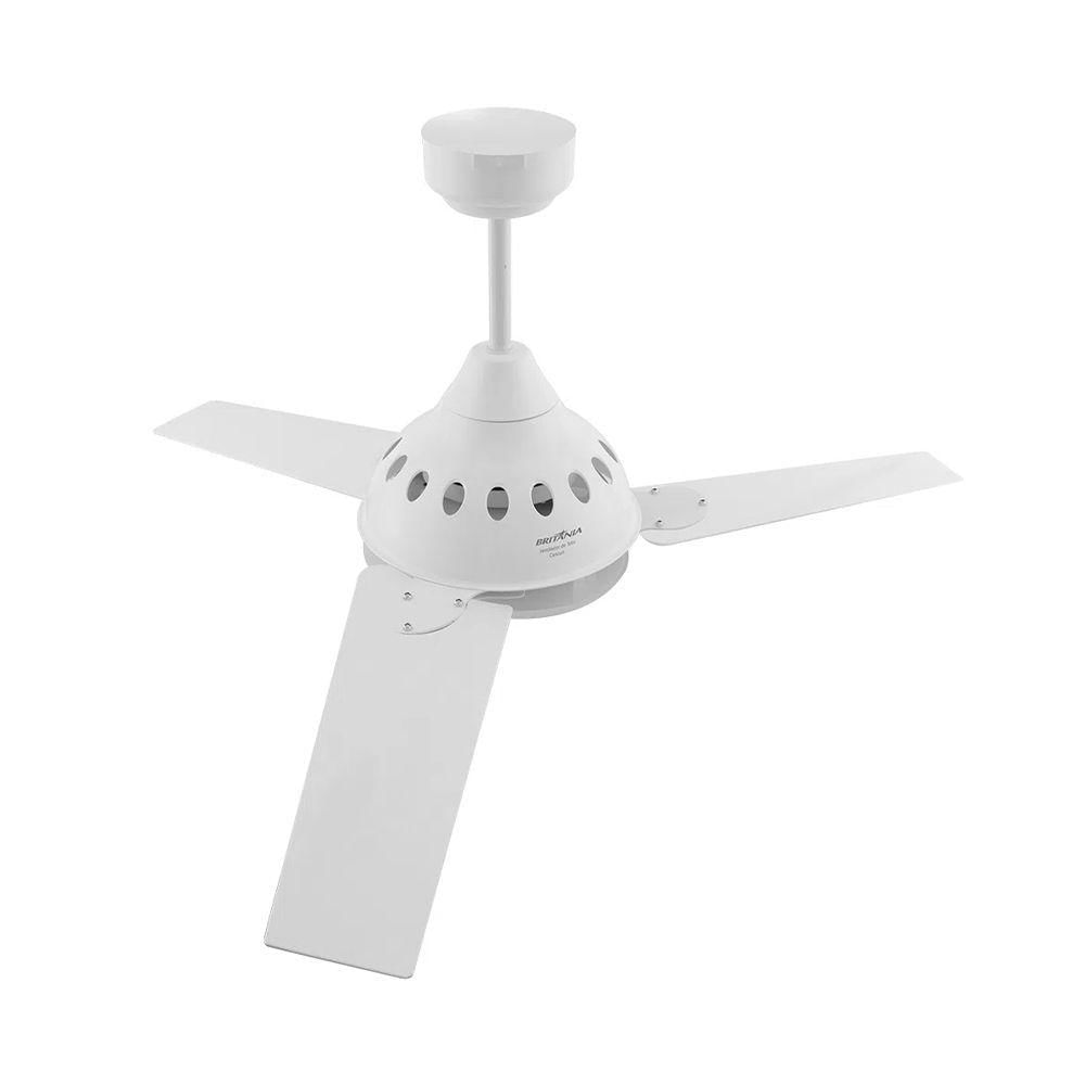 Miniatura Ventilador De Teto Britânia Cancun 3 Pás Branco 220V