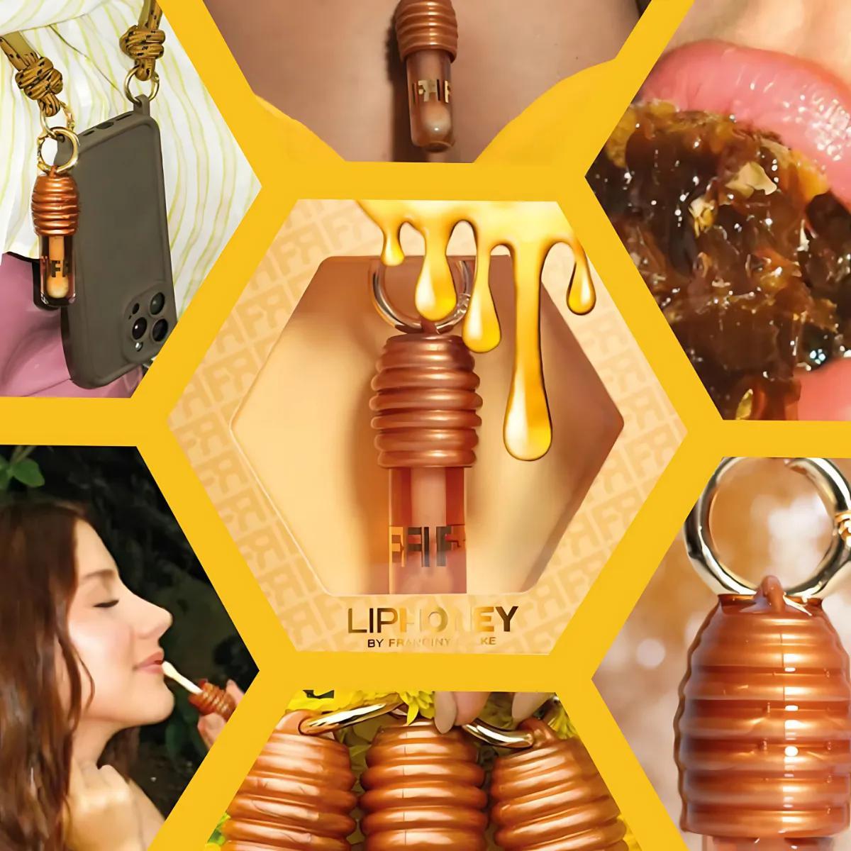 Miniatura Batom Gloss De Mel Líquido Hidratante Para Mulher