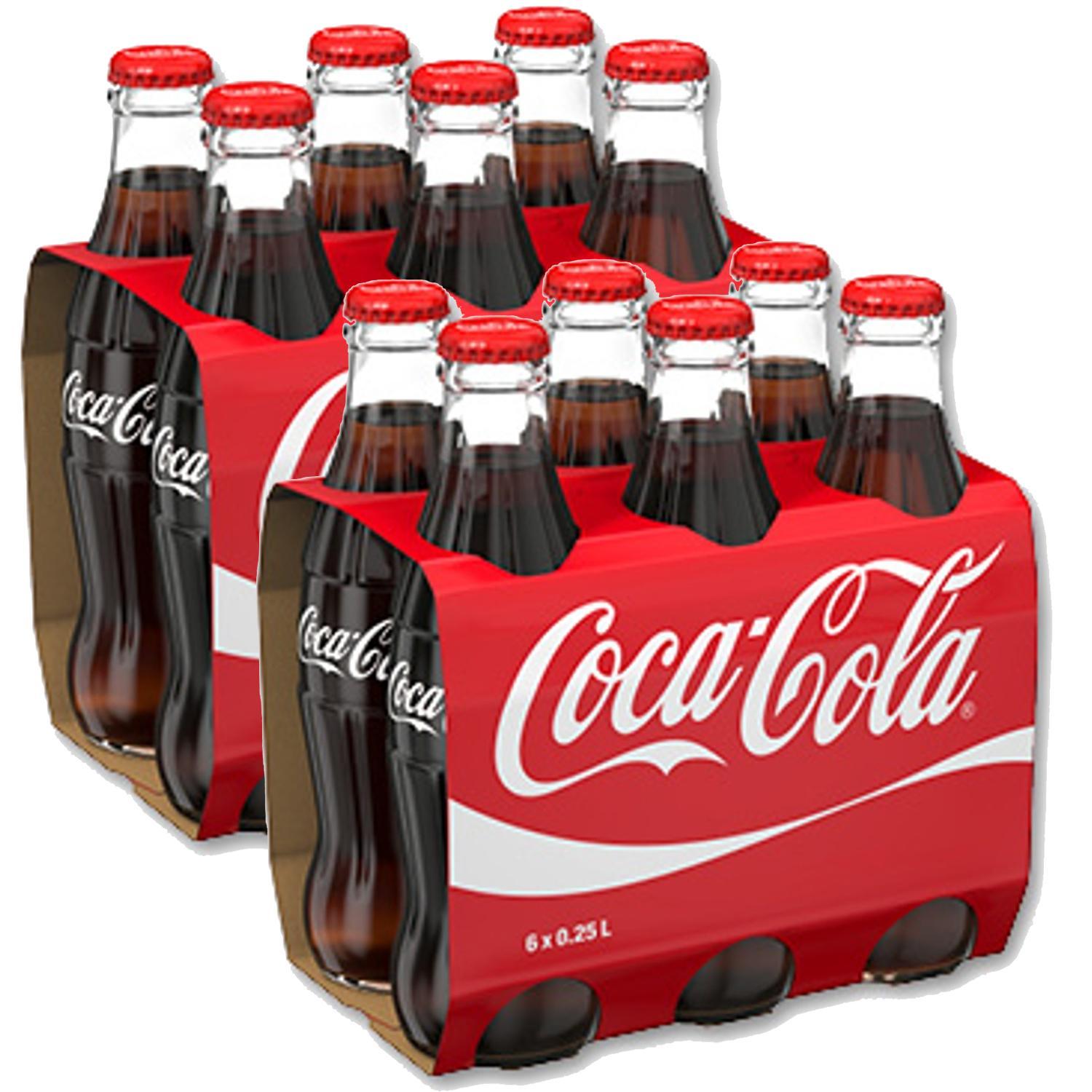 Miniatura Refrigerante Coca Cola  Vidro 250Ml (12 Unidades)