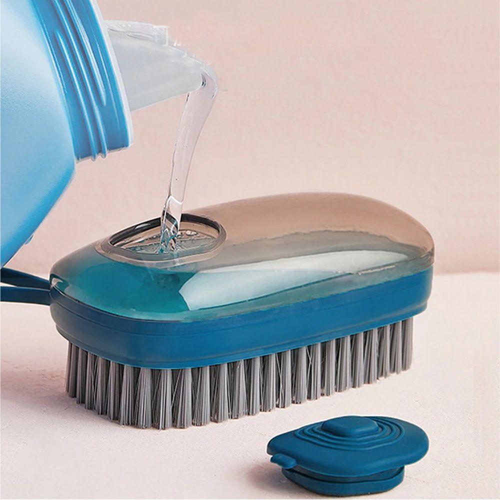 Miniatura Escova Dispenser Limpeza Multifuncional 3 Em 1