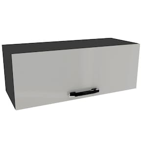 Miniatura Armário de Geladeira Indekes Provence - Chumbo/Off White