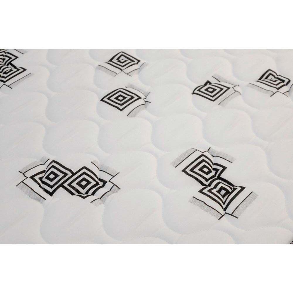 Miniatura Cama Box Baú Casal: Colchão Espuma Ortobom D45 Light Saúde Ortopillow + Base Black(138X188)