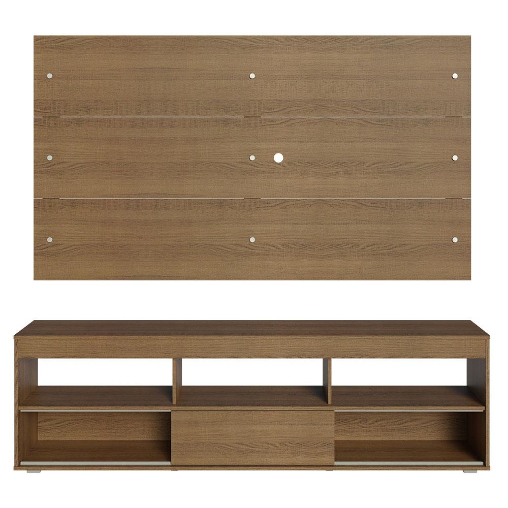 Rack com Painel para TV até 65 Polegadas Rustic Orlando Madesa Rustic