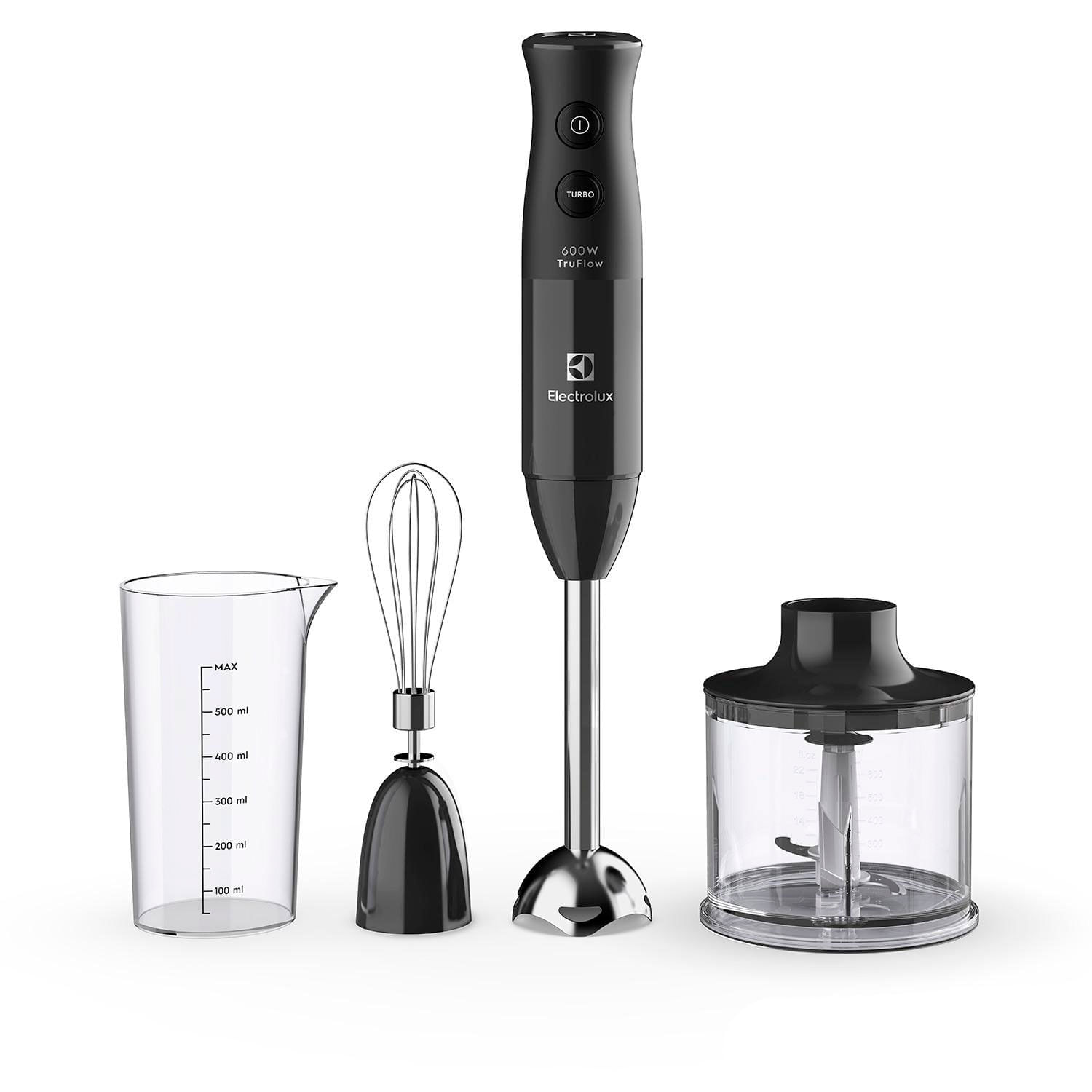 Miniatura Mixer 3 em 1 com Haste em Aço Electrolux com 02 Velocidades, Capacidade de 0,6 Litros e Função Turbo - EIB20 110