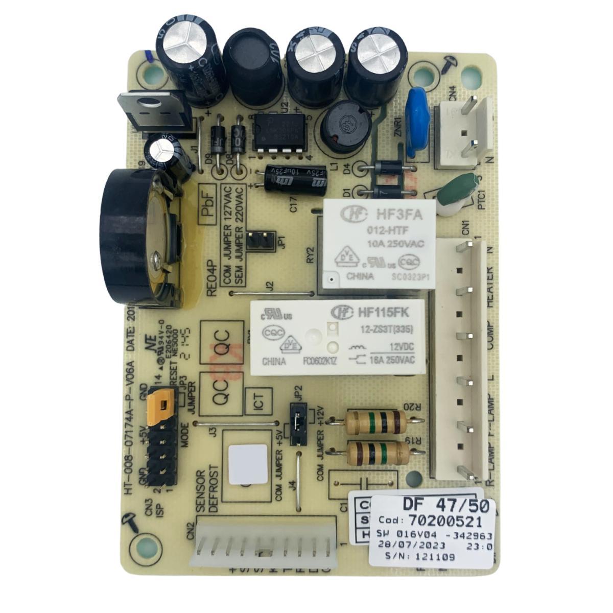 Placa Sensor Geladeira Electrolux Df47 Df50 70008878 220V