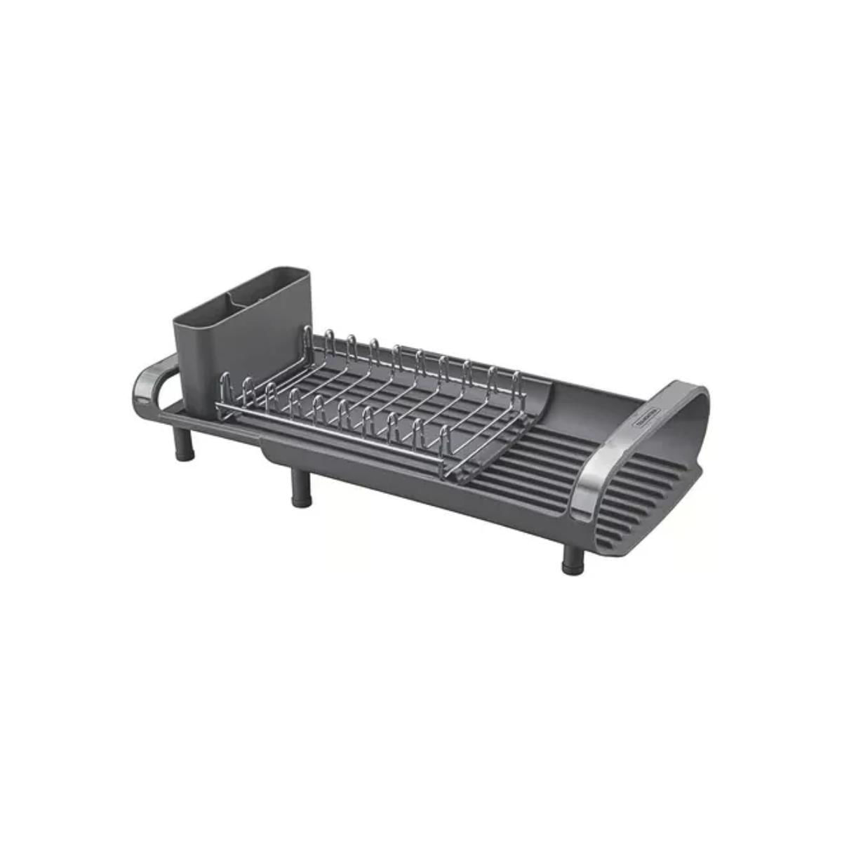 Miniatura Escorredor De Louça Tramontina Plurale Grafite Inox