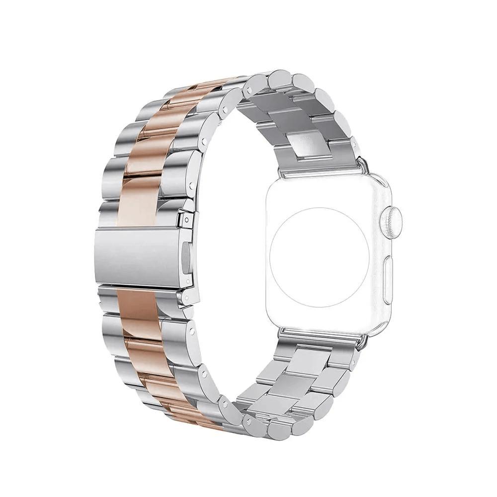 Miniatura Pulseira Relógio Smartwatch Aço Inox 3 Elos Smartband