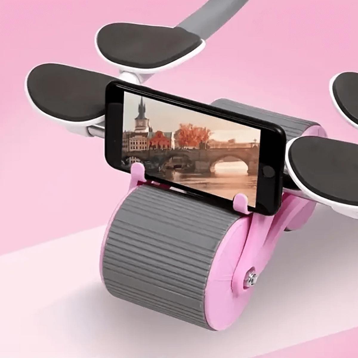 Roda Abdominal Rolo Para Exercício Lombar Treino Funcional
