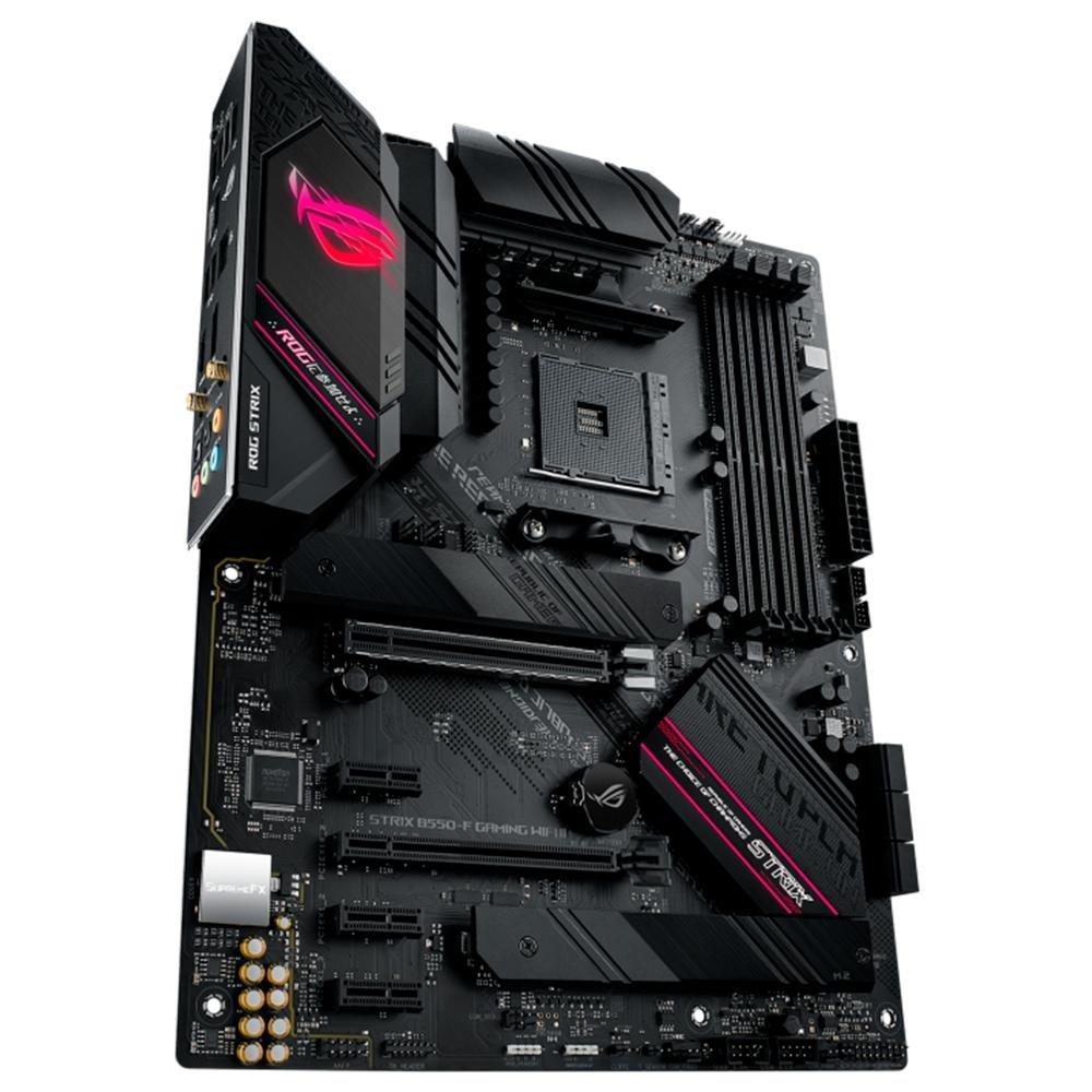Miniatura Placa-Mãe ASUS ROG Strix B550-F Gaming II, AMD AM4, Aura Sync RGB, ATX, DDR4, Wi-Fi, Preto - 90MB19V0-M0EAY0