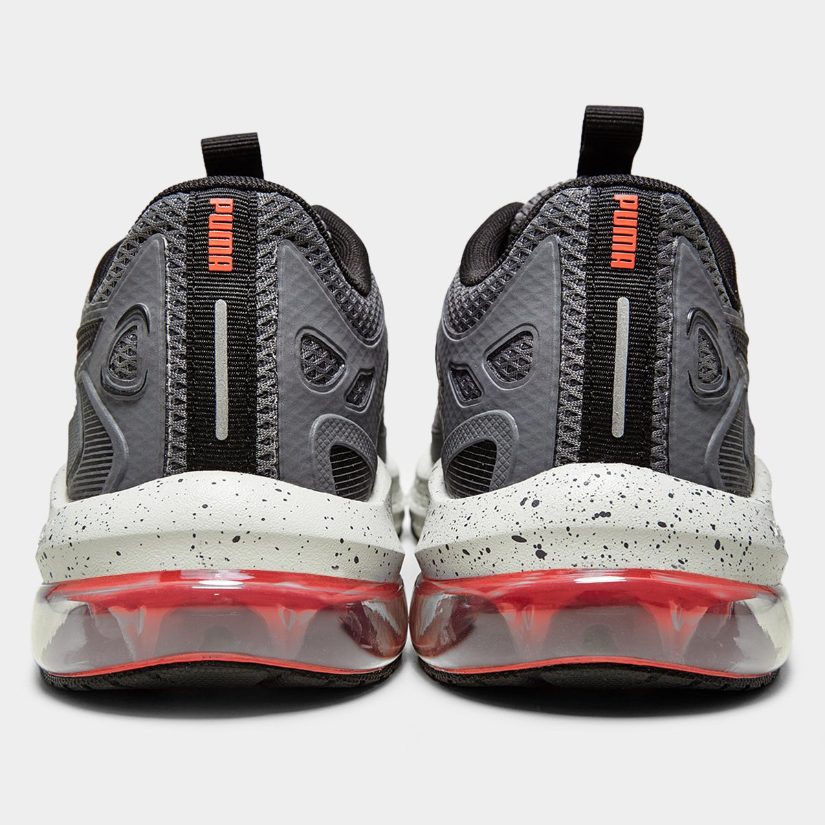 Miniatura Tênis Puma X-Cell Lightspeed Masculino Cinza+Vermelho - 37