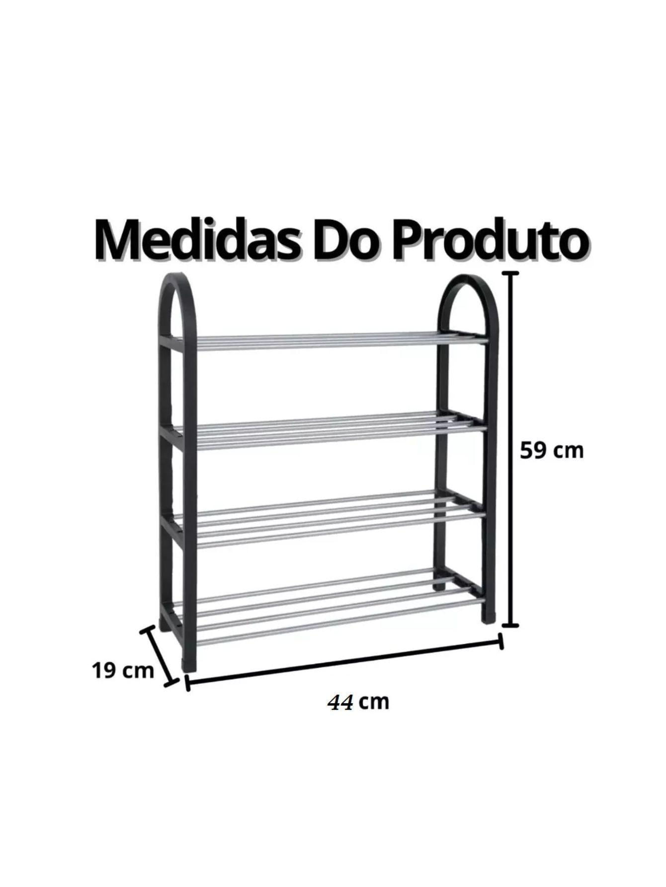 Miniatura Sapateira Prateleira Sapatos 8 Pares Organizador Calçados