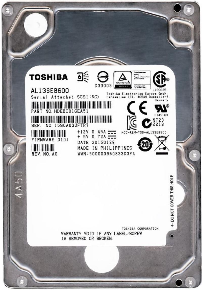 Miniatura Hd Sas Toshiba 600gb 10k 2.5 - Garantia 1 Ano