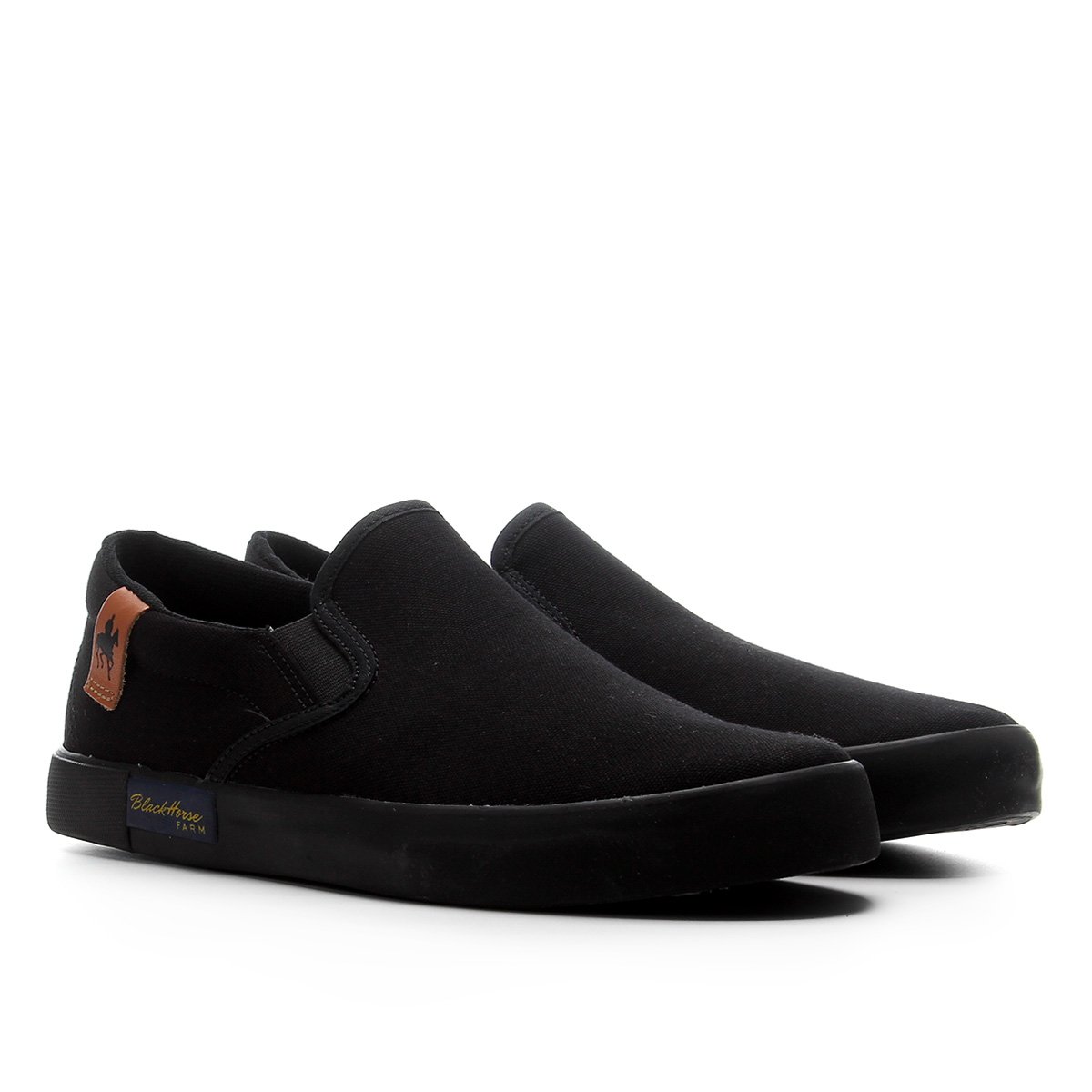 Miniatura Slip On Black Horse Polo Farm Masculino Preto - 41