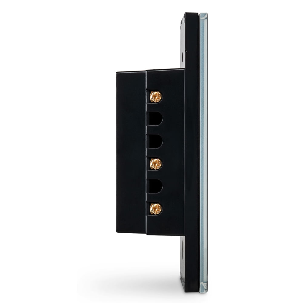 Miniatura Interruptor Smart Touch Wi-Fi Dimmer Preto - Intelbras - EWS 1101 Bivolt