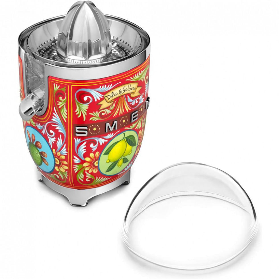 Miniatura Espremedor Elétricos de Frutas em Aço Inoxidável Dolce and Gabbana Smeg 110V 80W